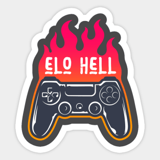 ELO HELL is real Sticker